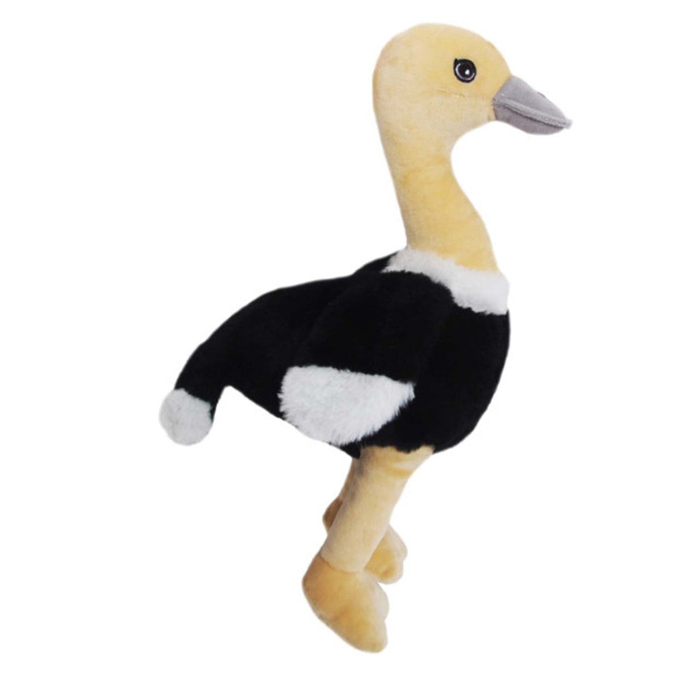 knuffeldier-struisvogel-biggy-zachte-pluche-stof-dieren-knuffels-zwart-wit-34-cm_10430276-1