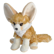 Wild Republic woestijnvos knuffel - pluche - 20 cm - fennec vos - beige - dierenknuffel - Pluchen speelgoed
