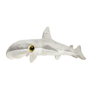 Nature Planet hamerhaai knuffel - pluche - 110 cm - grijs - Pluchen speelgoed