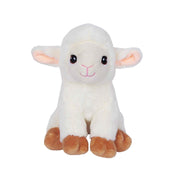 lisa-lammetje-knuffel-zachte-pluche-wit-23-cm_10430290