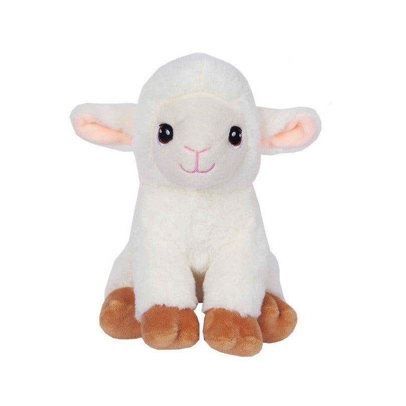 lisa-lammetje-knuffel-zachte-pluche-wit-23-cm_10430290