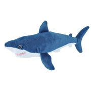 Wild Republic mako haai knuffel - pluche - 40 cm - zeedier - Pluchen speelgoed