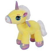 knuffeldier-eenhoorn-eureka-zachte-pluche-stof-dieren-knuffels-geel-22-cm_10430295