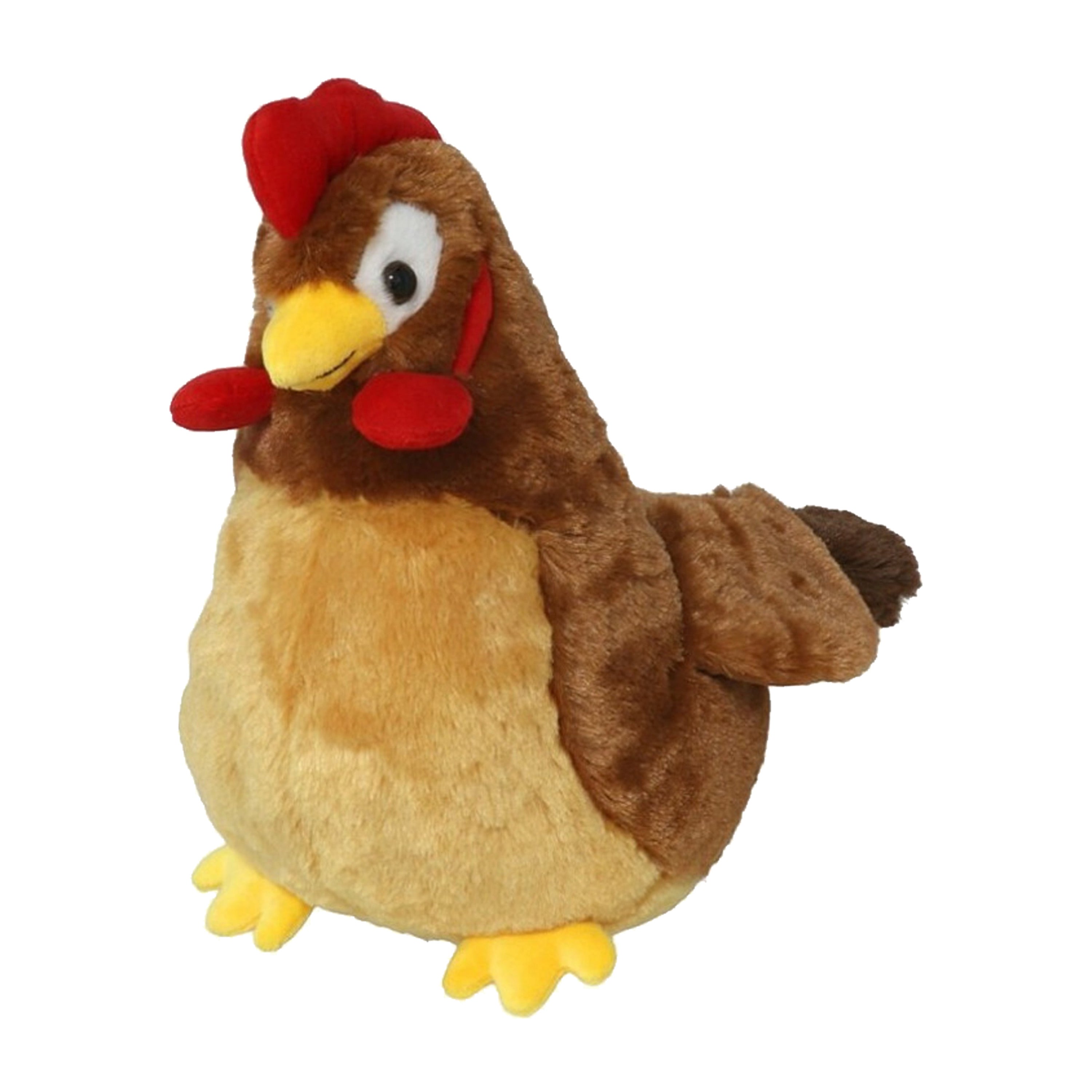 pluche-haan-kip-knuffel-20-cm-bruin-met-2x-gele-kuikens-7-cm-kippen-familie_10430299-2