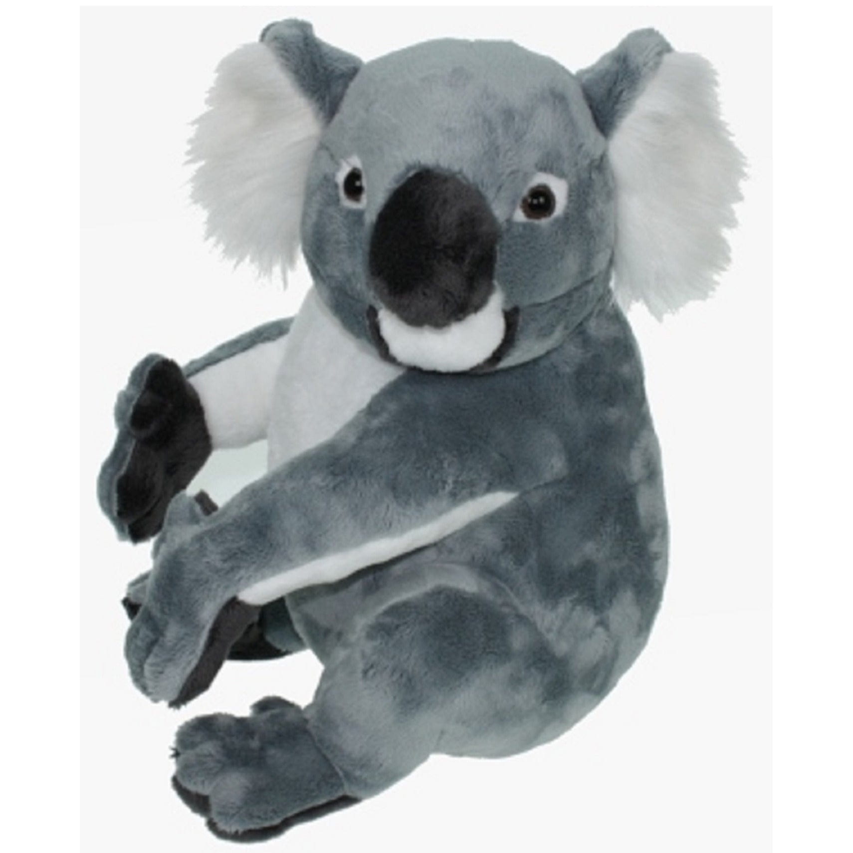 Koala knuffelbeer - pluche - grijs - 33 cm - dierenknuffel - Pluchen speelgoed