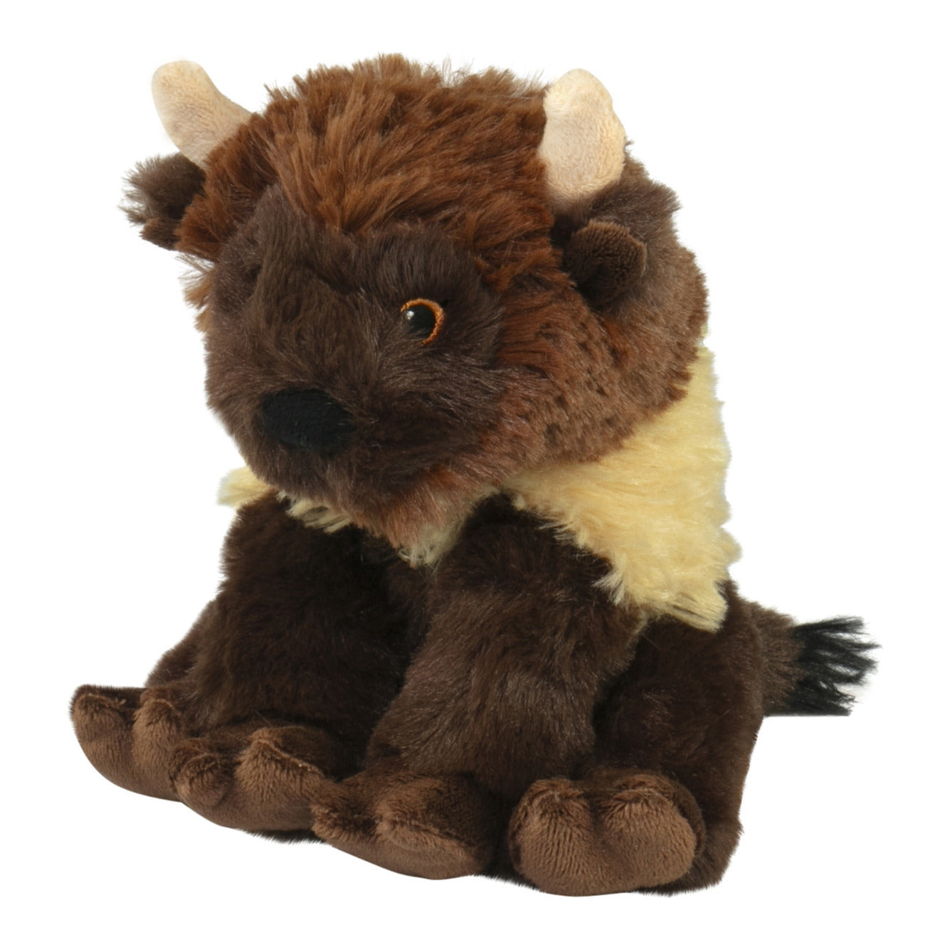 bizon-knuffel-zachte-pluche-bruin-14-cm_10434304-2