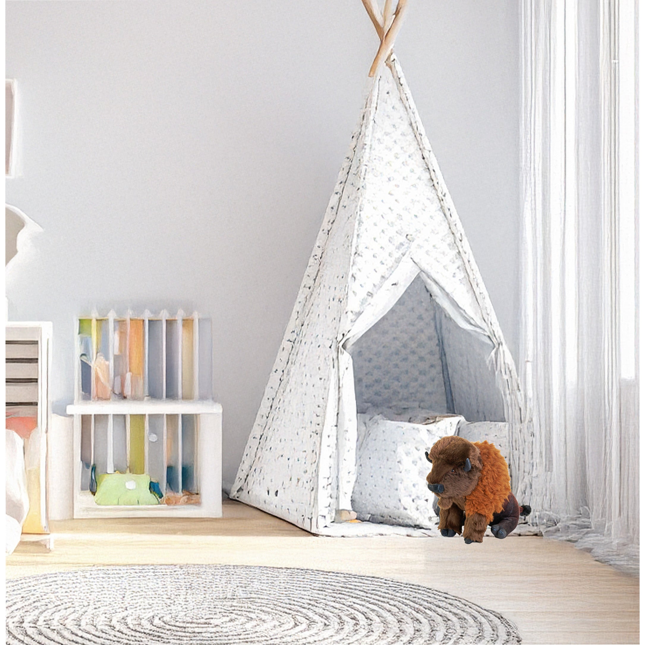 wild-republic-knuffeldier-bizon-zachte-pluche-stof-bruin-kwaliteit-knuffels-33-cm_10465307-1