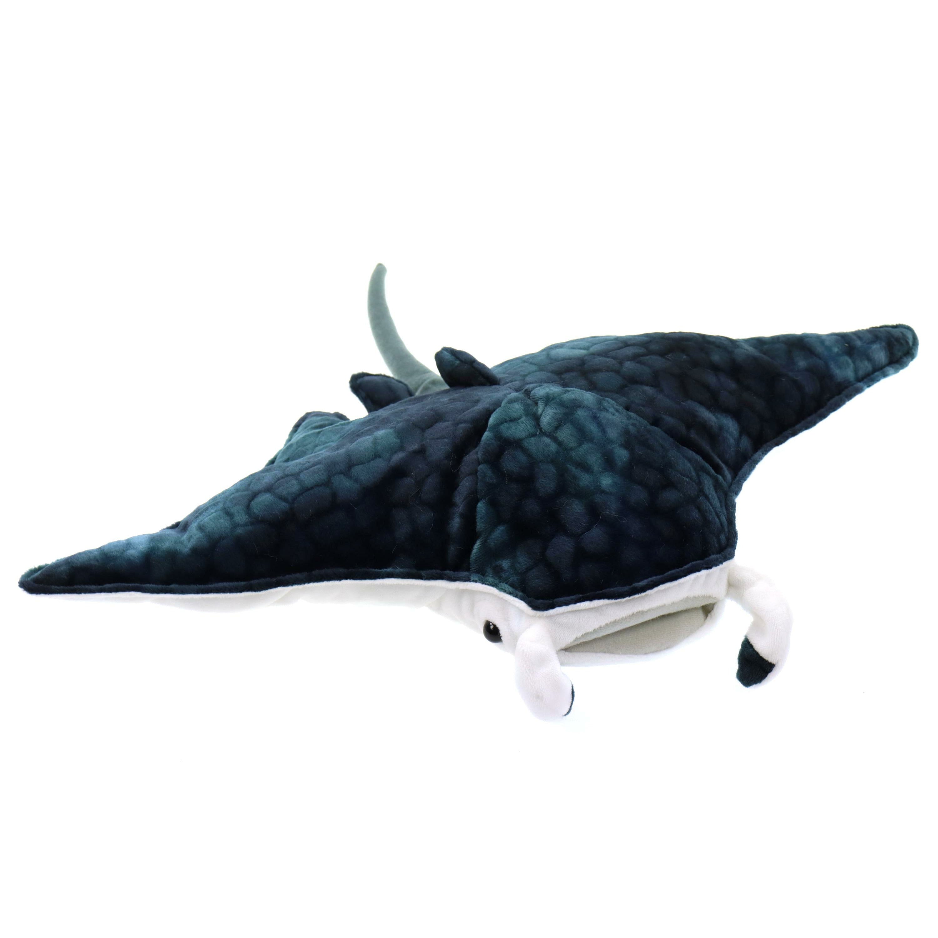 creation-pluche-manta-rog-knuffeldier-grijs-wit-zwemmend-42-cm_10402308