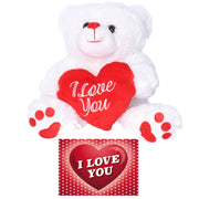pluche-knuffelbeer-27-cm-met-wit-rood-valentijn-love-hartje-incl-hartjes-wenskaart_10374310-2