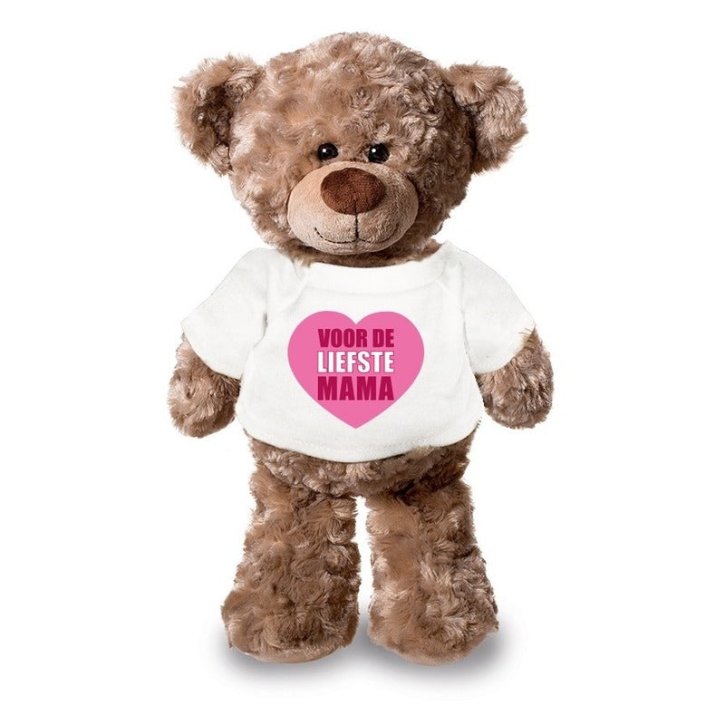 knuffel-teddybeer-liefste-mama-24-cm-pluche-met-shirt_10147310
