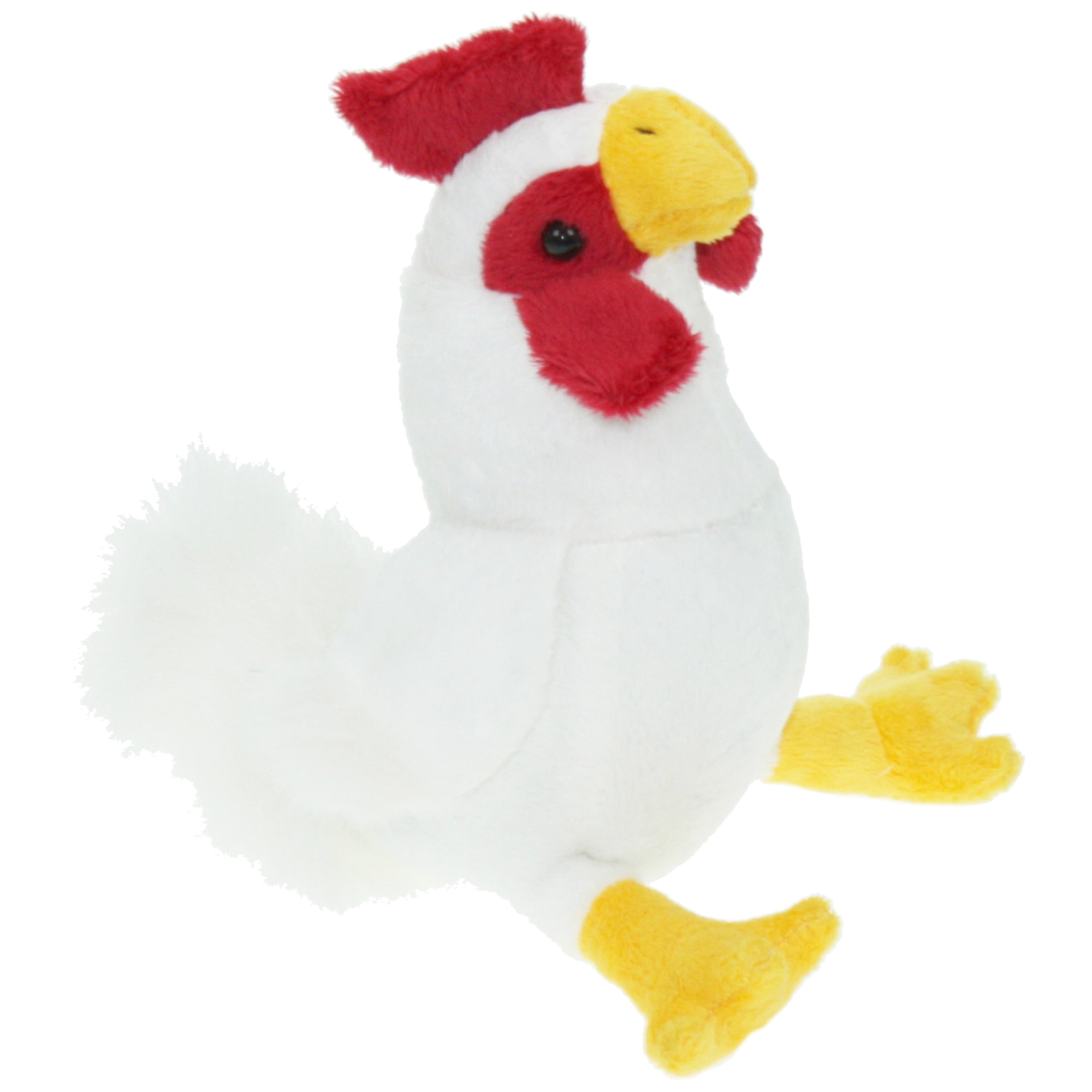 pluche-kip-knuffel-20-cm-multi-kleuren-met-6x-gele-kuikens-van-5-cm-kippen-familie_10430315-2