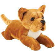 Staffordshire bull terrier knuffel - bruin - pluche - 30 cm - Pluchen speelgoed