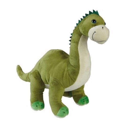 Ravensden brontosaurus knuffel - pluche - groen - 43 cm - dino - Pluchen speelgoed