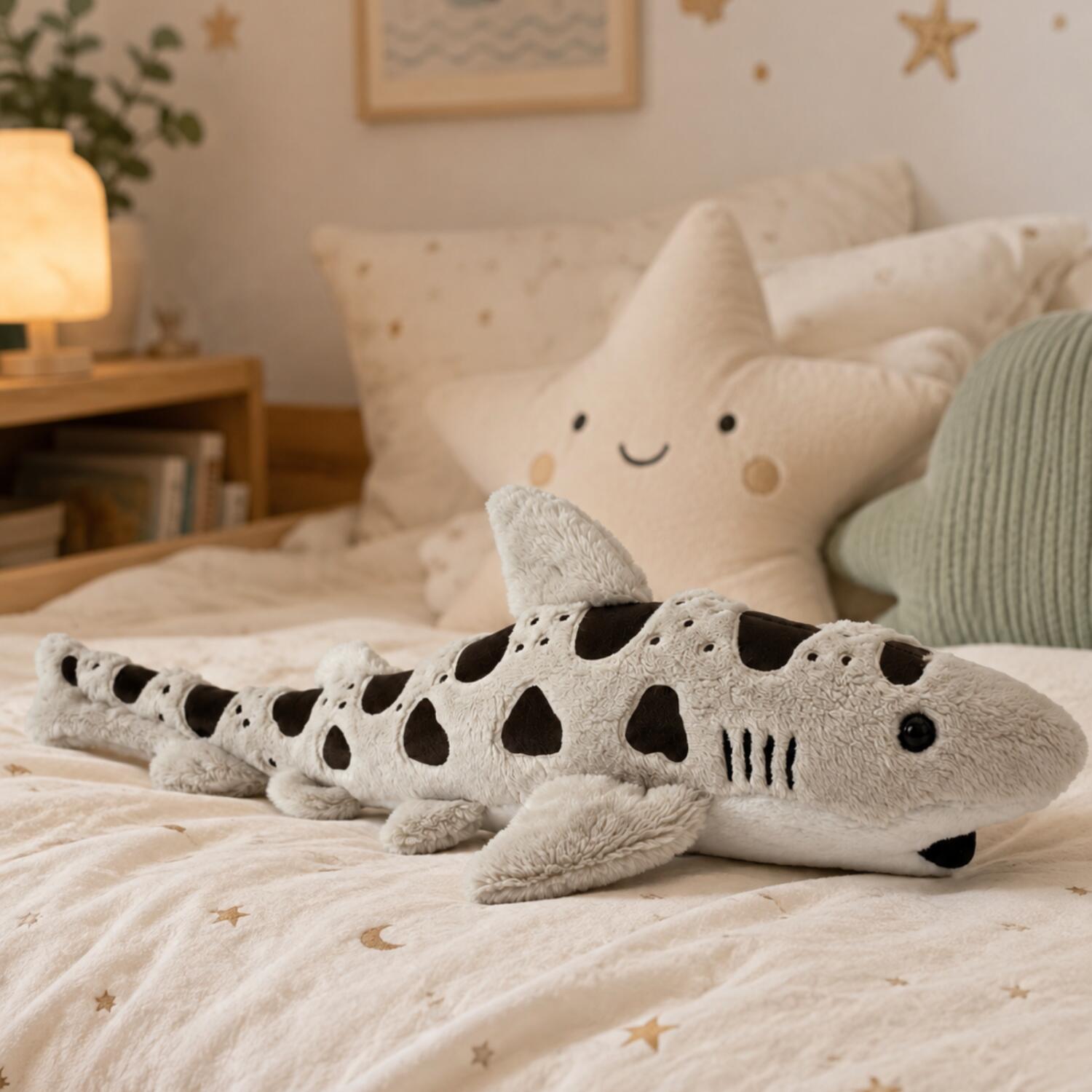 pluche-luipaardhaai-knuffel-grijs-31-cm_10046329-4