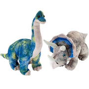 setje-van-2x-dinosaurus-knuffels-triceratops-en-brachiosaurus-van-25-cm_10366330