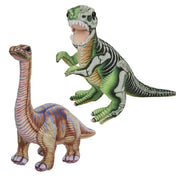 Pluche dino knuffels set - T-Rex & Apatosaurus - 30 cm - Pluchen speelgoed