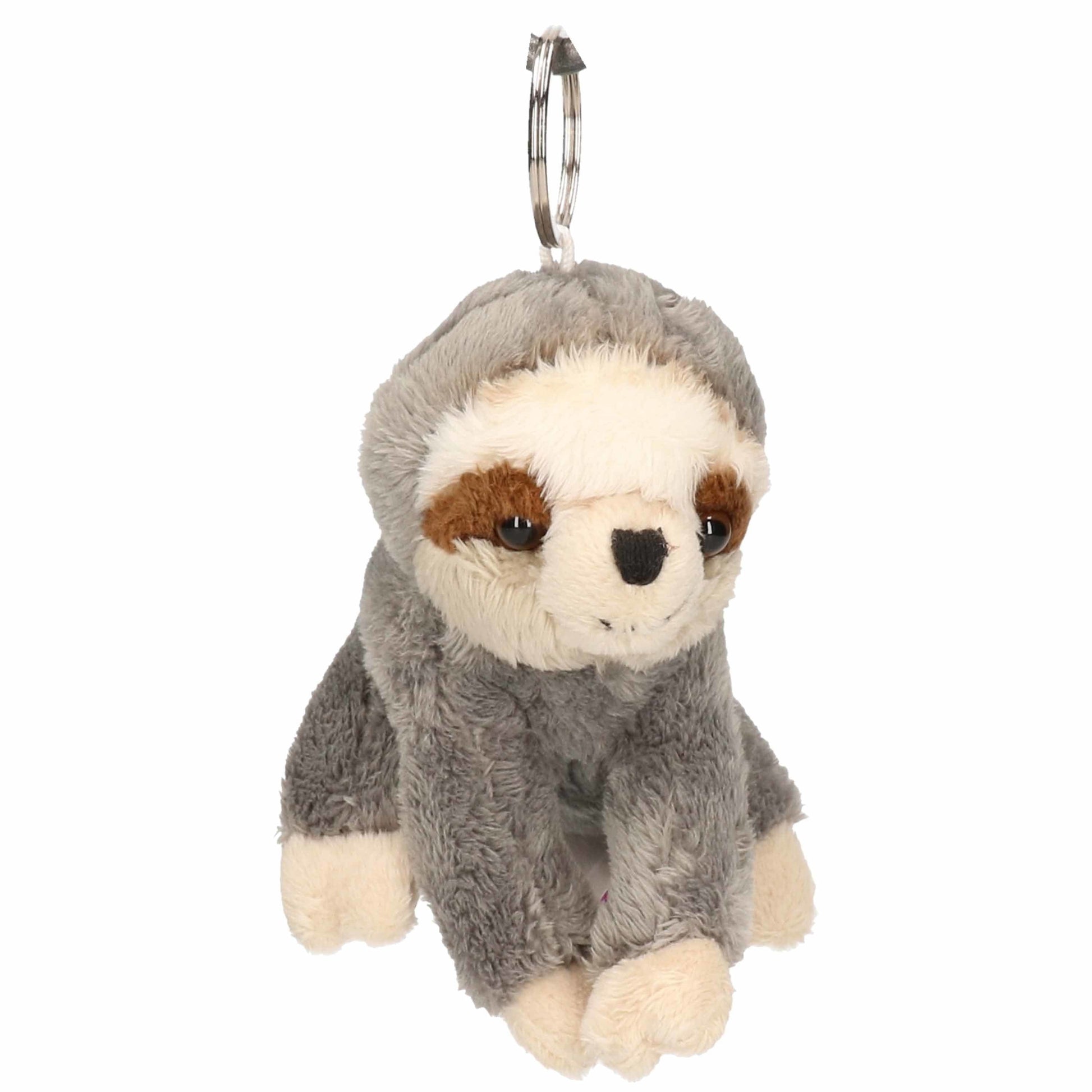 Ravensden luiaard knuffel sleutelhanger - pluche - 10 cm - Pluchen speelgoed