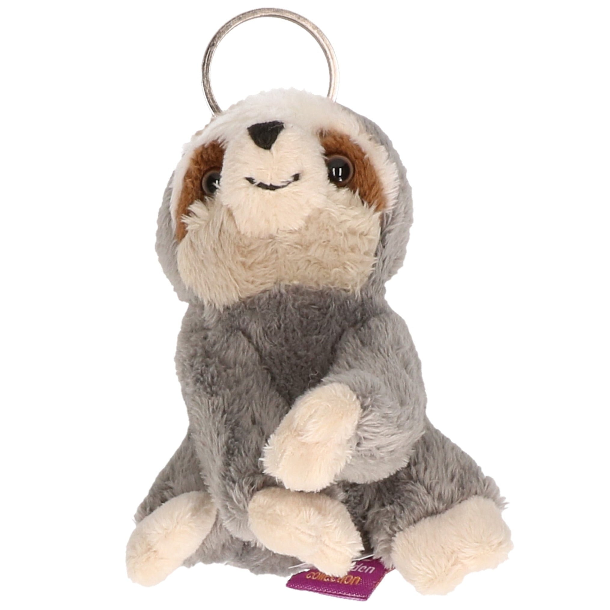 Ravensden luiaard knuffel sleutelhanger - pluche - 10 cm - Pluchen speelgoed