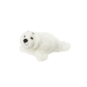 Nature Plante pluche zeehond - knuffel - wit - 16 cm - Pluchen speelgoed