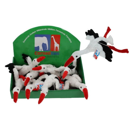 Pluche ooievaar hanger - pluche - 28 cm - knuffel - Pluchen speelgoed