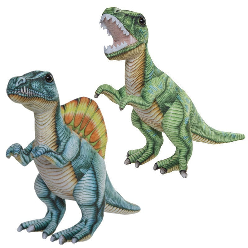 T-Rex en Stegosaurus knuffels - pluche - 30 cm - dinosaurus set - Pluchen speelgoed
