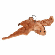 Pluche vleermuis knuffel - bruin - 36 cm - hangend speelgoed - Pluchen speelgoed