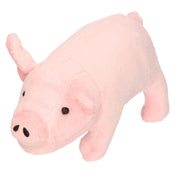 Cornelissen varkensknuffel - pluche - 21 cm - roze - boerderij dier - Pluchen speelgoed