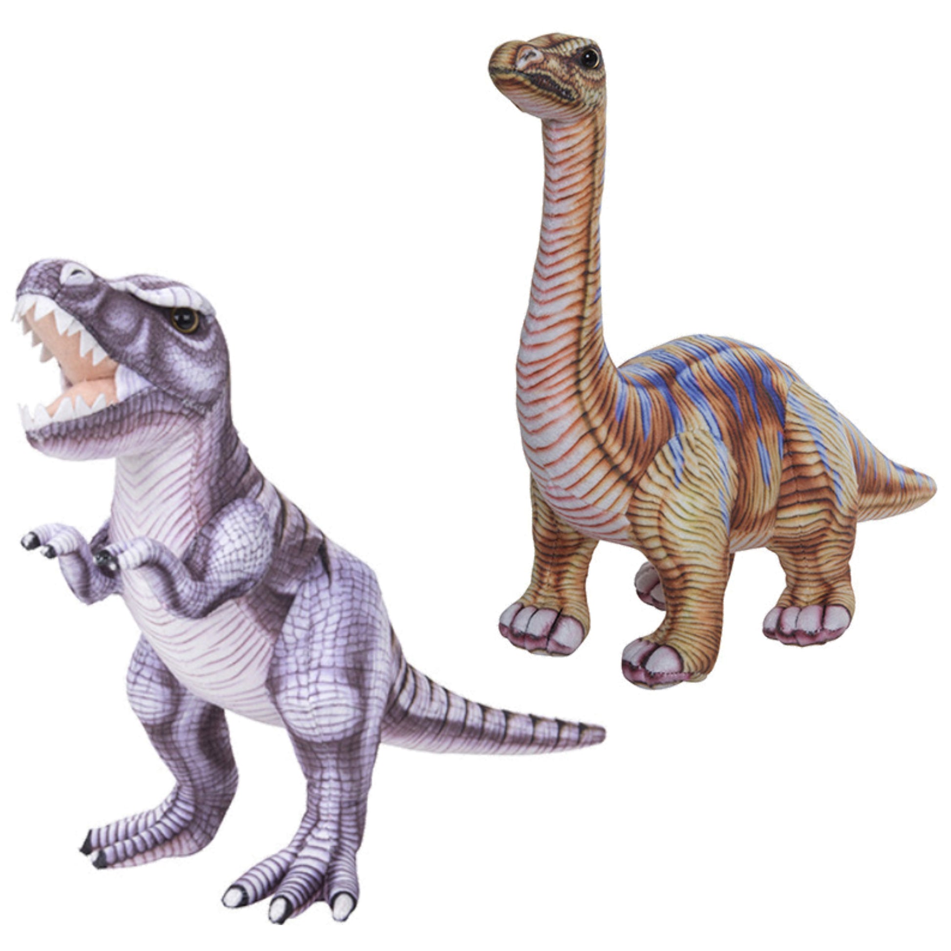 speelgoed-set-van-2x-pluche-dino-knuffels-trex-en-apatosaurus-van-30-cm_10330355