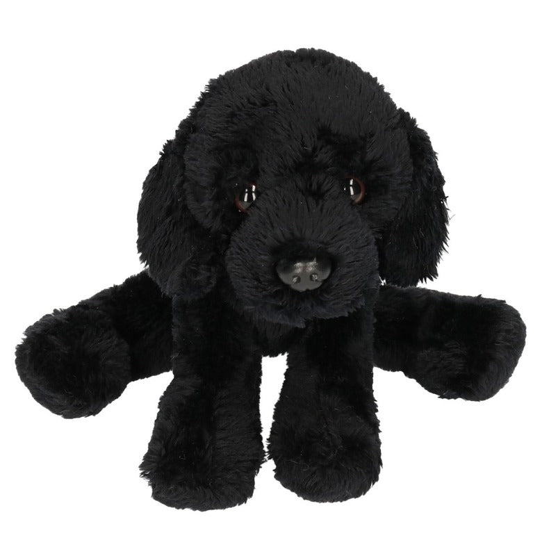 suki-gifts-pluche-knuffeldier-hond-zwarte-labrador-15-cm-honden-knuffels_10084355