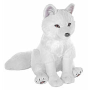 Wild Republic poolvos knuffel - pluche - 30 cm - wit - Pluchen speelgoed