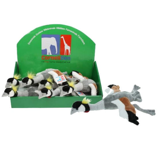 Cornelissen kraanvogel knuffel - pluche - 30 cm - trekvogel - Pluchen speelgoed