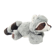 pluche-wasbeer-knuffel-zittend-grijs-zwart-polyester-25-cm_10389363