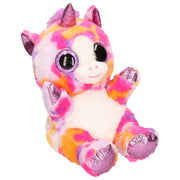 Keel Toys eenhoorn knuffel - pluche - regenboog paars - 25 cm - Pluchen speelgoed