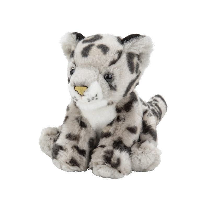 Nature Planet sneeuwluipaard knuffel - pluche - 18 cm - Pluchen speelgoed