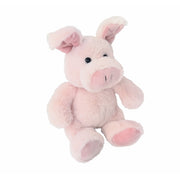 pluche-varken-biggetje-knuffel-zittend-roze-polyester-16-cm_10389371