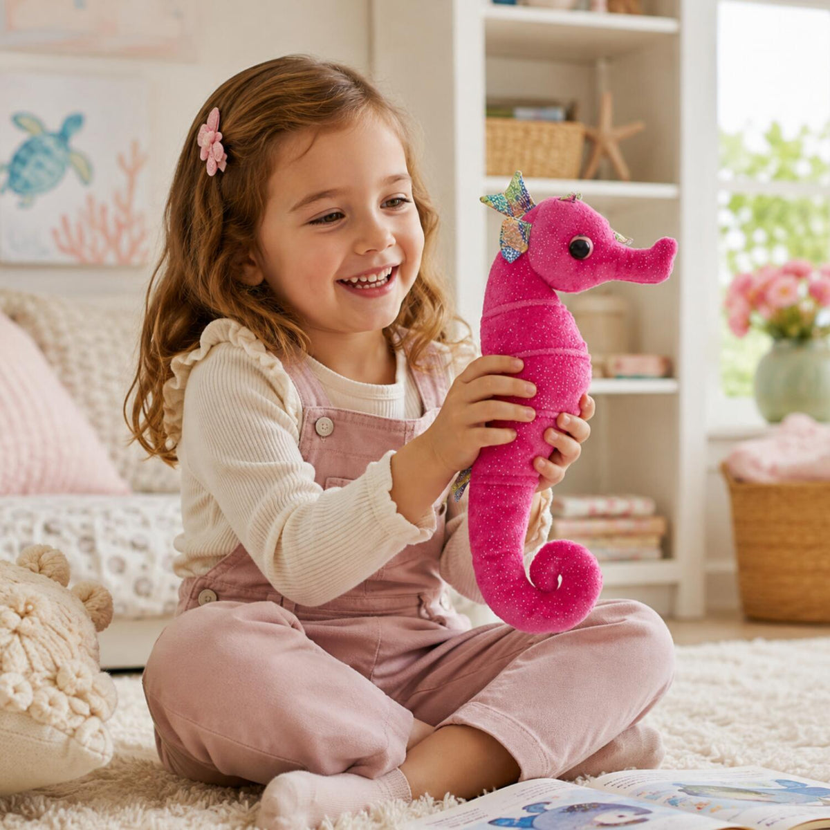 ravensden-zeepaardje-knuffel-roze-glitters-35-cm-zeedier_10055373-3
