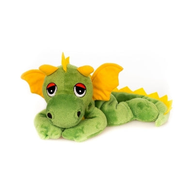 Habibi draak warmteknuffel - groen - 33 cm - magnetronknuffel