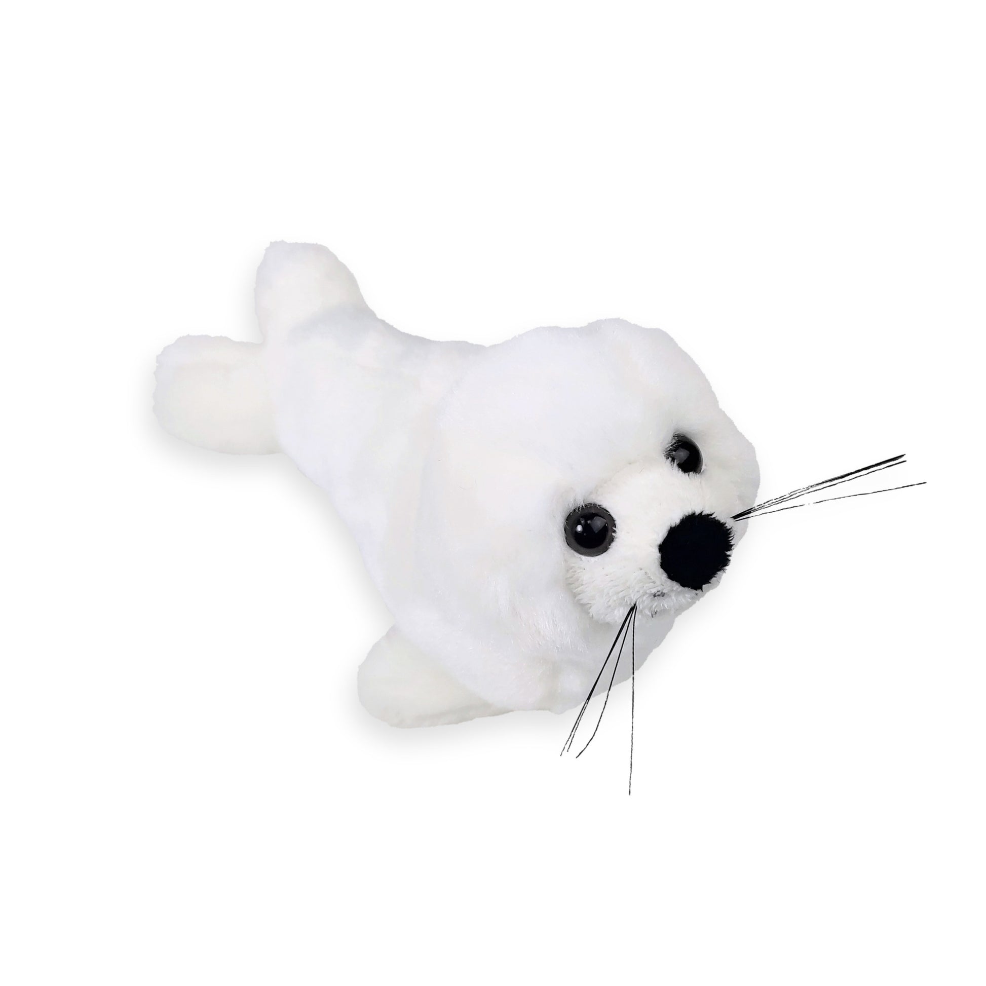 pluche-zeehond-pup-knuffel-liggend-wit-polyester-18-cm_10389382