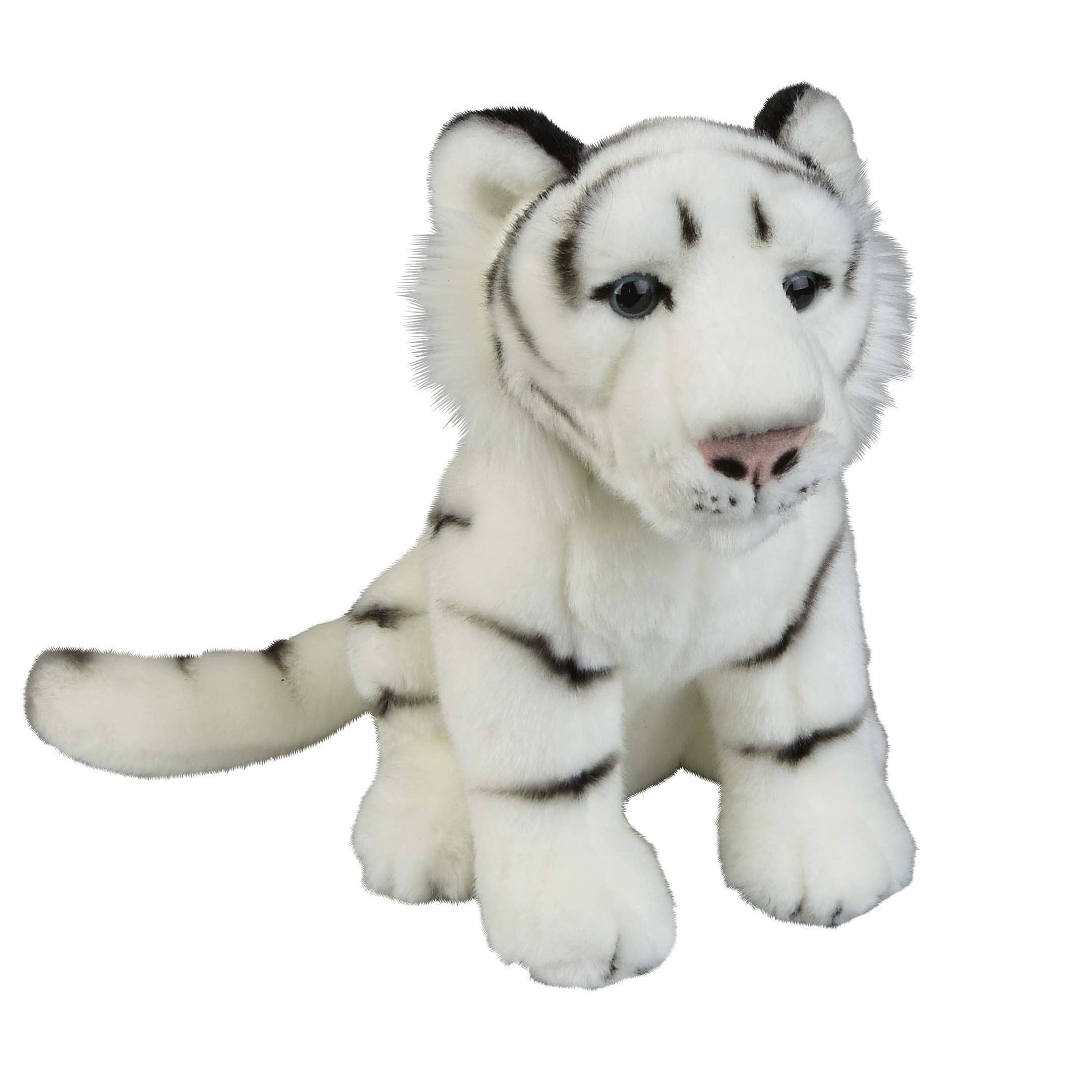 Witte tijger knuffel - pluche - 28 cm - dierenknuffel - Pluchen speelgoed
