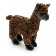 Bruine alpaca knuffel - pluche - 23 cm - Zuid-Amerika - Pluchen speelgoed