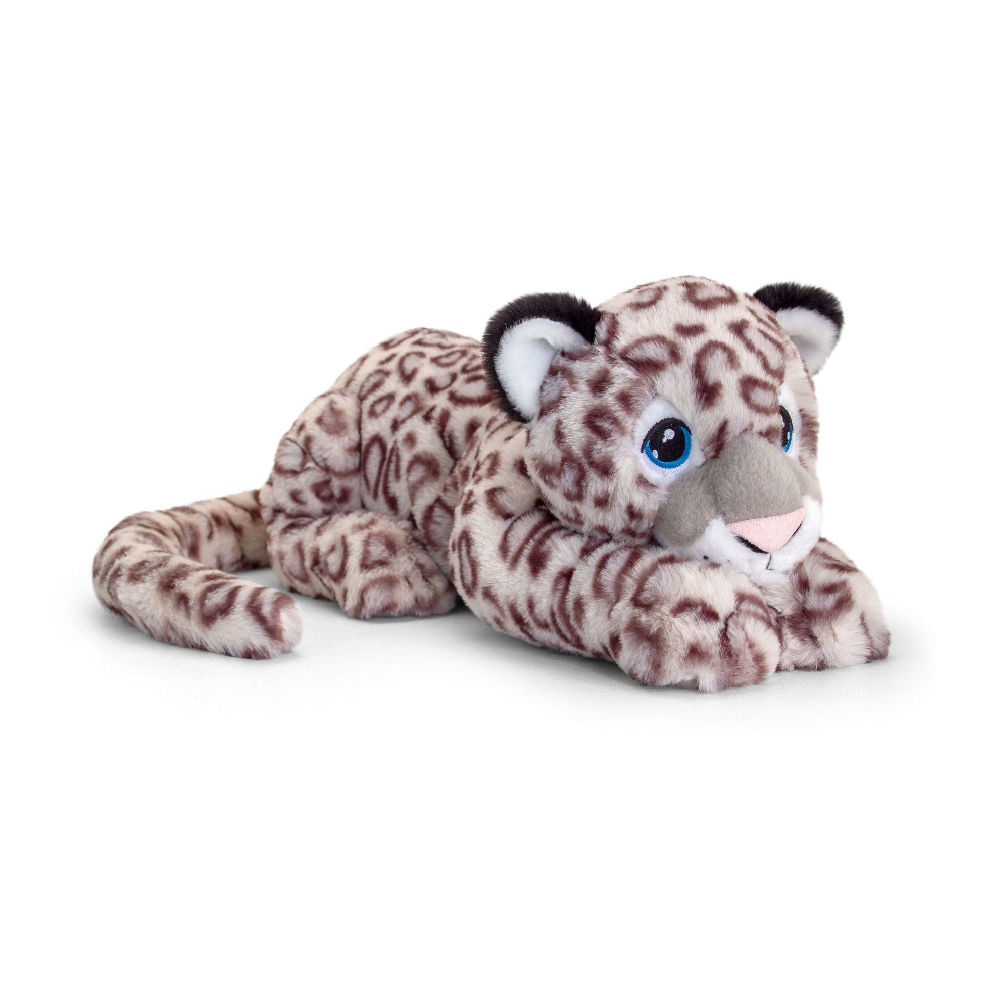 Keel Toys sneeuwluipaard knuffel - pluche - 45 cm - Pluchen speelgoed