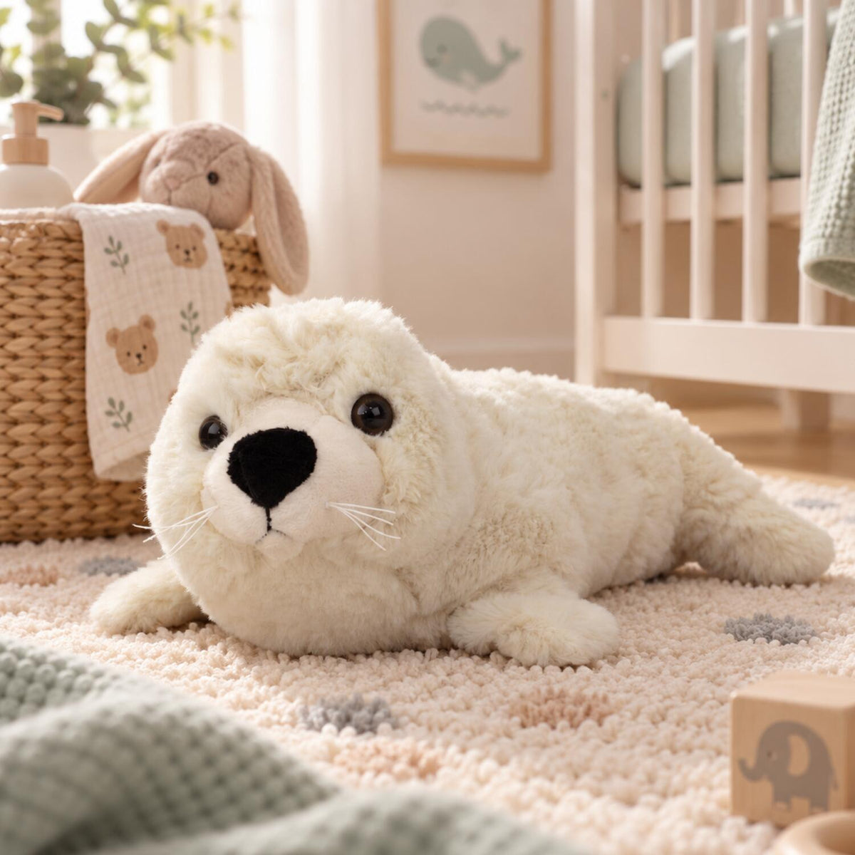 pluche-zeehond-pup-knuffel-liggend-29-cm-creme-wit_10389386-4