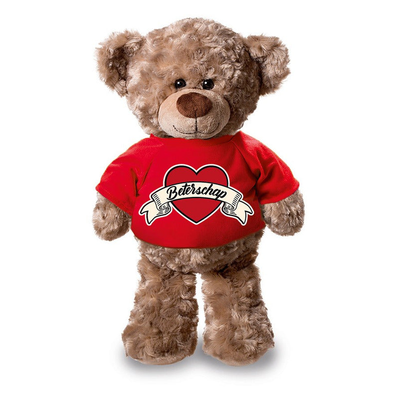 knuffel-teddybeer-beterschap-24-cm-pluche-met-shirt_10191386