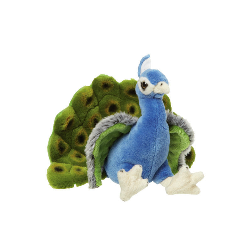 pluche-pauwen-knuffel-18-cm-zachte-vogelknuffel_10324390