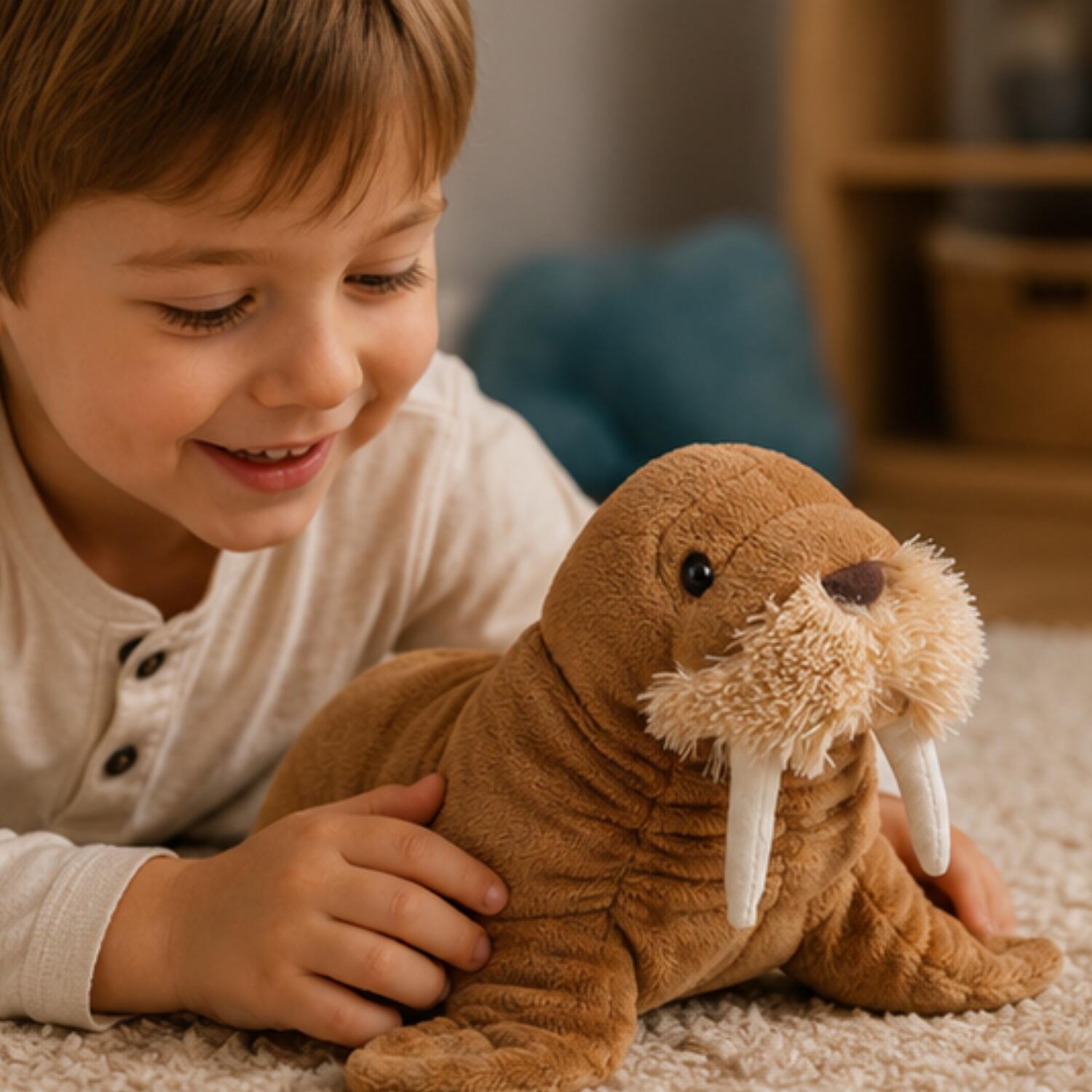 wild-republic-walrus-knuffel-pluche-bruin-27-cm-knuffeldier_10140392-3
