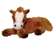 pluche-paard-knuffel-liggend-bruin-30-cm_10389398-3