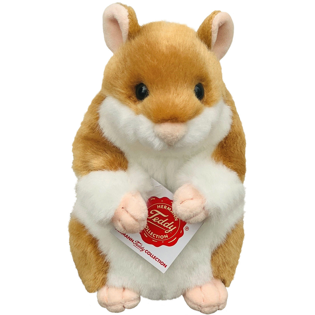 hermann-teddy-hamster-knuffel-pluche-16-cm-bruin-wit_10433398