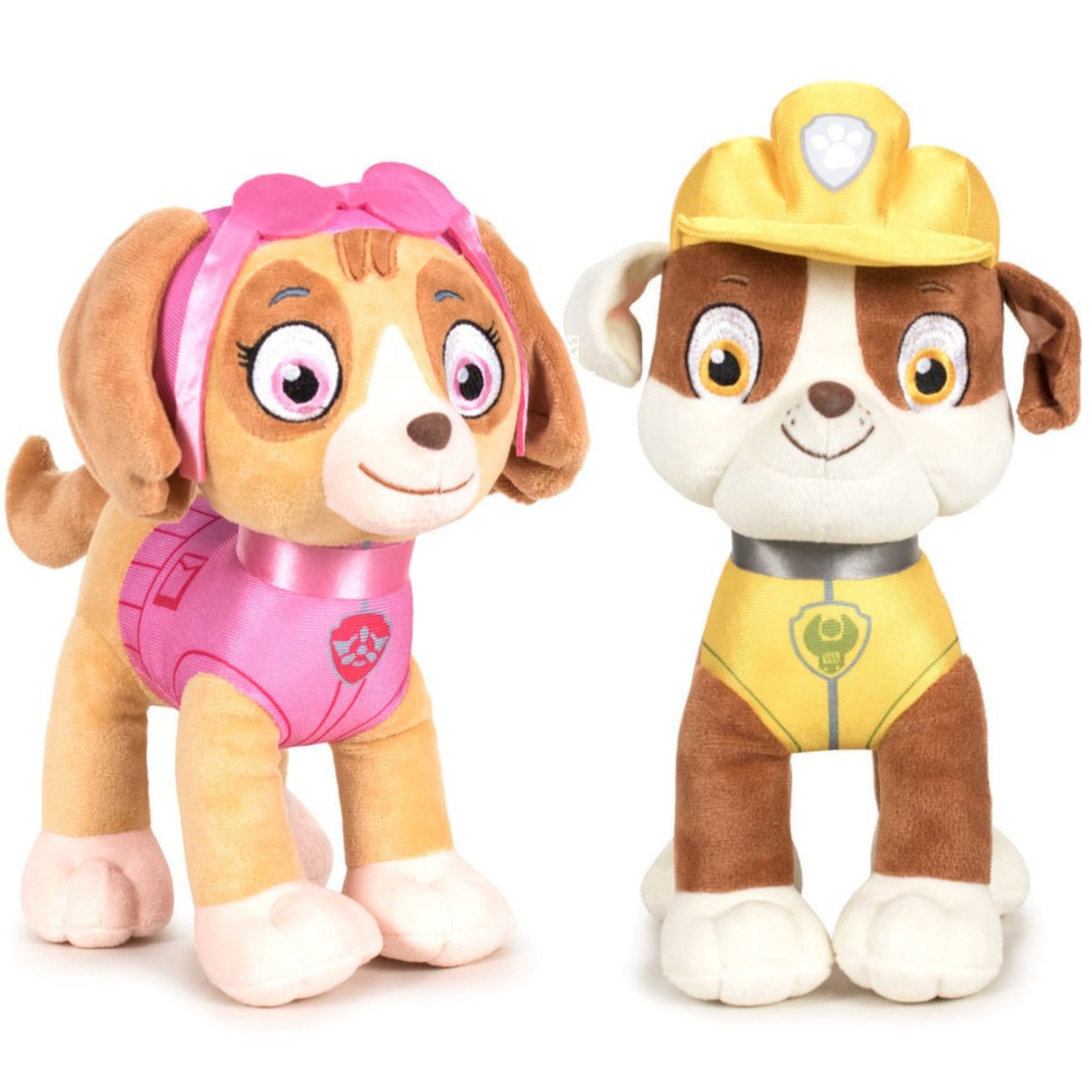 paw-patrol-figuren-speelgoed-knuffels-set-van-2x-karakters-skye-en-rubble-19-cm_10317398