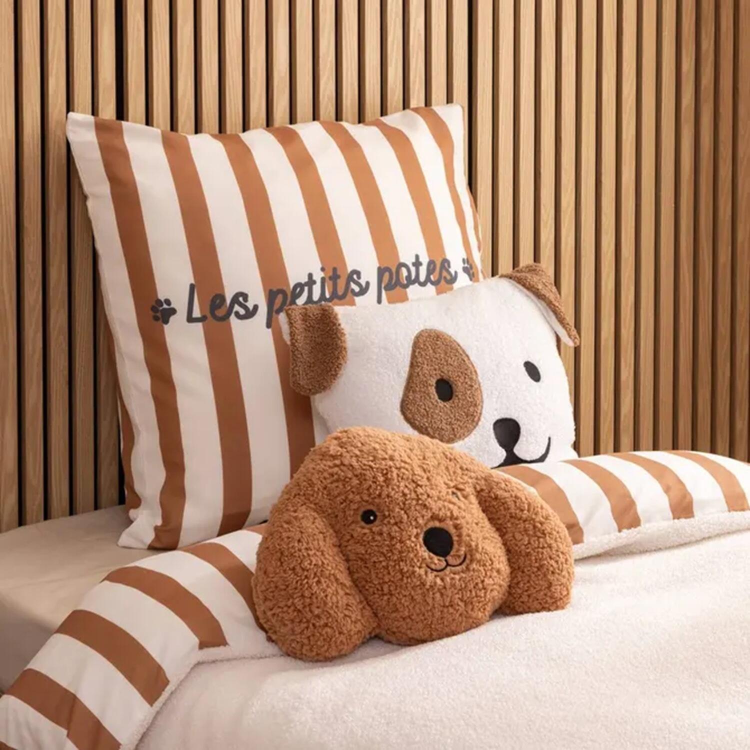dieren-sierkussen-kinderkamer-hondje-bruin-36-x-24-cm-polyester_10500406-1