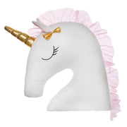Atmosphera eenhoorn kussen XL - pluche - 58 x 46 cm - Pluchen speelgoed